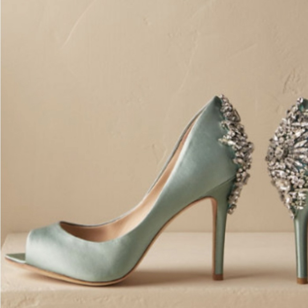 BADGLY MISCHKA KIARA PEEP TOE STILETTOS - Picture 4 of 14